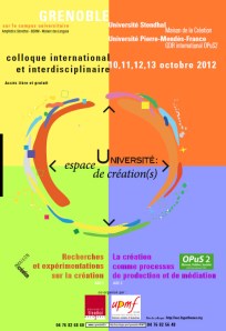 Couv Université espace de créations
